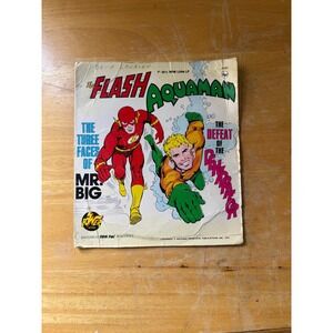 1975 The Flash & Aquaman The 3 Faces of Mr. Big & Dehydrator 7' vinyl 33 1/3